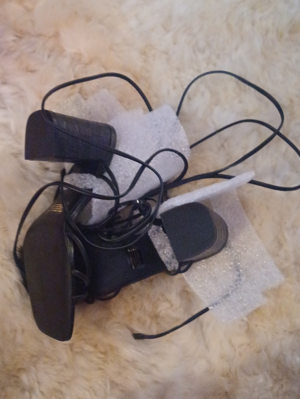 STEVE MADDEN LEATHER Black Strappy Lace-Up SANDALS BLOCK Heels sz.10 - Picture 3 of 4